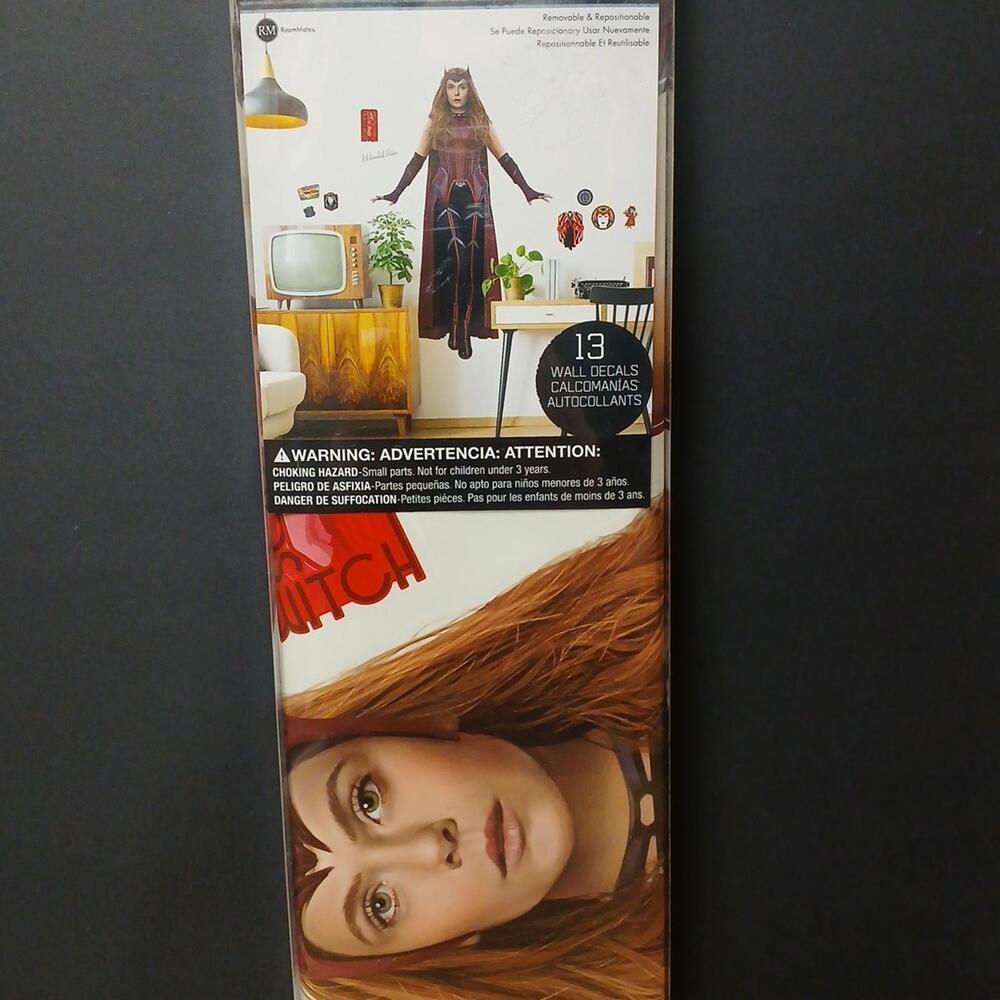 Roommates WANDAVISION Peel Stick Wall Decals (13ct), Marvel, Elizabeth Olsen - Picture 2 of 6